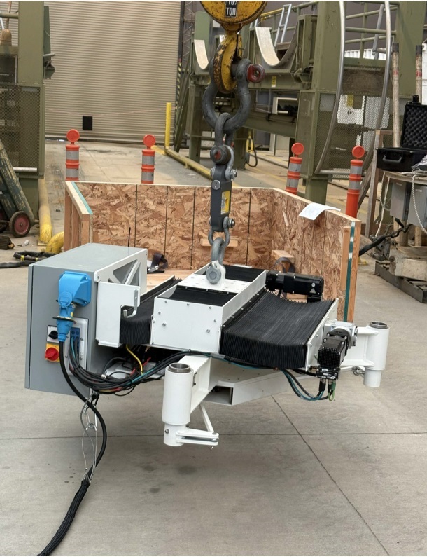 A view of the Adjustable Center of Gravity Lifting Fixture-Next Generation